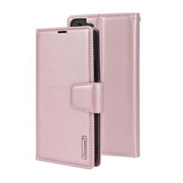 Samsung Galaxy S23 Compatible Case Cover With 2-in-1 Detachable Magnetic Flip Leather Wallet - Rose Gold